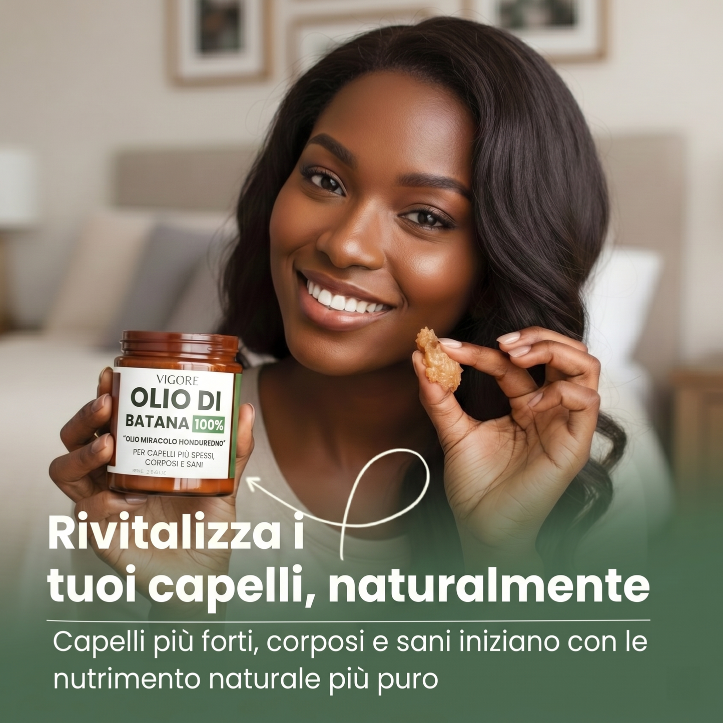 Olio di Batana Puro — Crescita Capelli Naturale